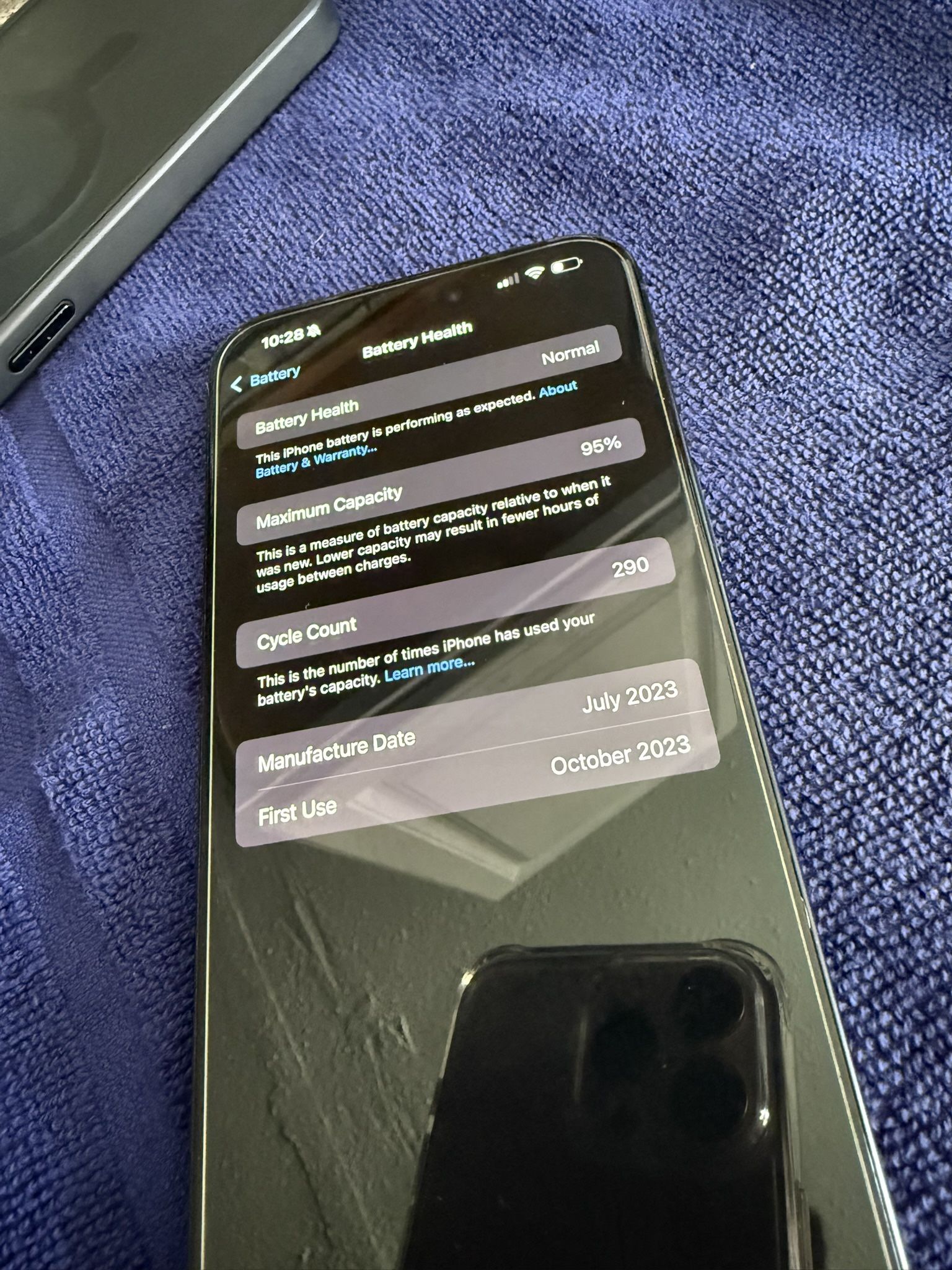 iPhone 15 Pro Max 256 Blue Titanium Unlocked