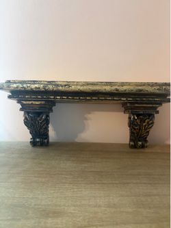Decorative Wall Shelf / Display Ledge –  Gold Finish