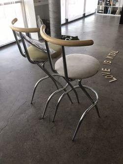 Metal chairs