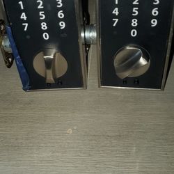 2 Schlage Keyless Dead Bolts