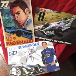 Autographed Collection 2014 IndyCar Series Cards