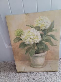 Yellow Hydrangea Art