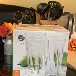 Libbey Trafford 4 Glasses