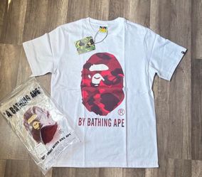 Red & White brand new Bape tee