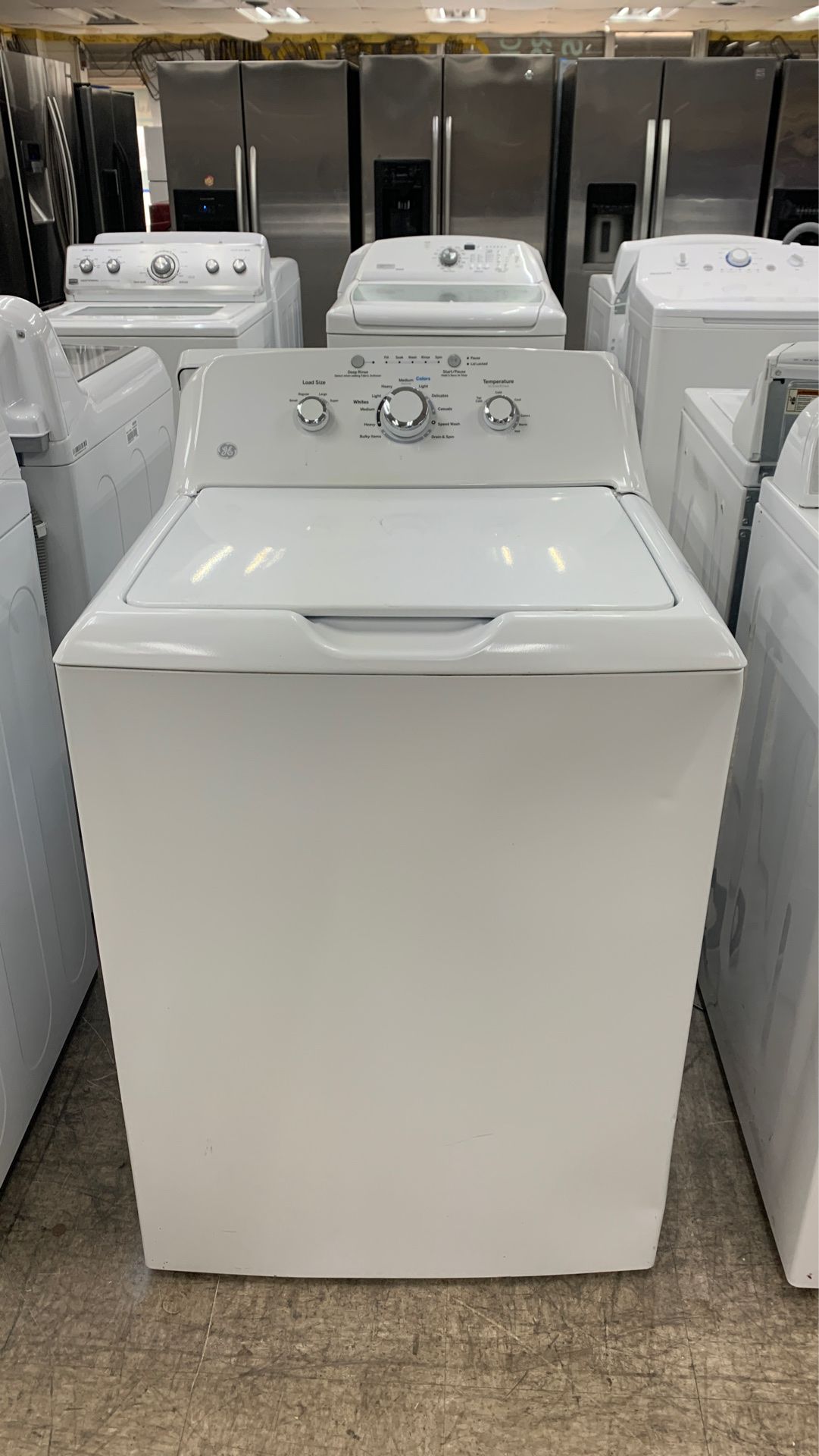 Ge 4.2 cu ft TOP-LOAD WASHER (WHITE)