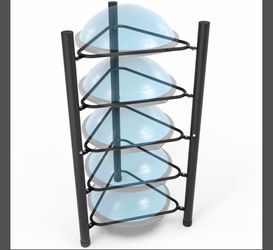 Synergee Exercise Ball Rack - Holds 5 Balls