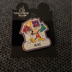 Disney Pins With Name Mike 