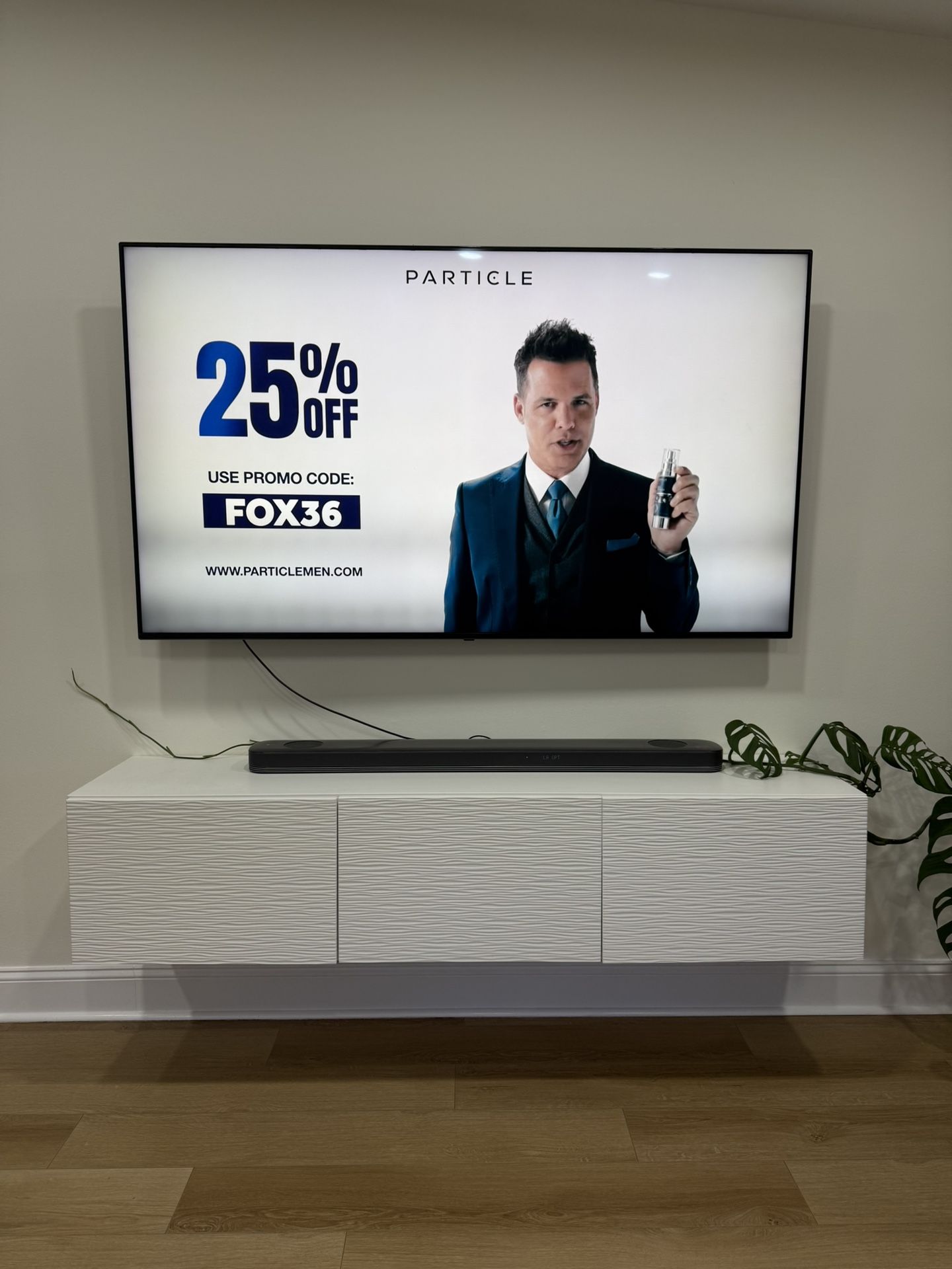 Coastal TV Stand With Storage