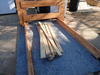 Wooden Twin Bed