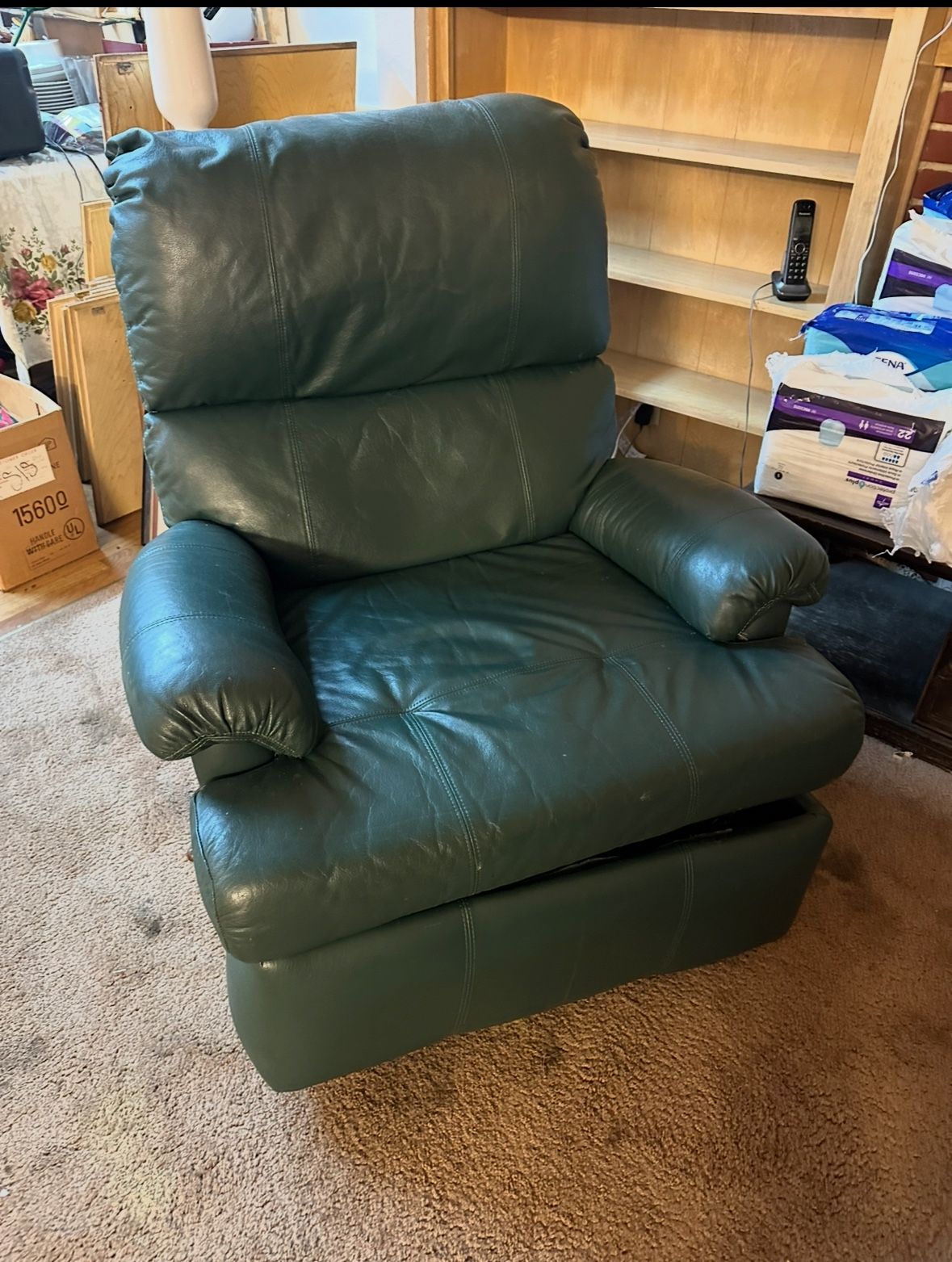 Leather Recliner 