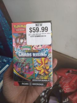 Pokemon booster bundle chaos rising