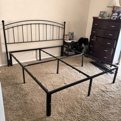 Bed frame  & head board