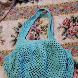 Crochet hand bag's
