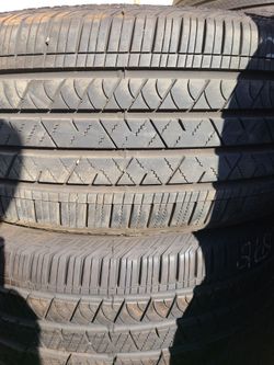 4.   265/45/20.   Continental  80%
