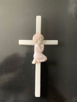 Kneeling Child on Cross