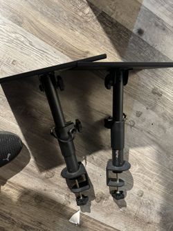 Studio Monitors 8”  And Desk Stand 