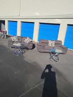 Sofa couch loveseat end tables - delivery available