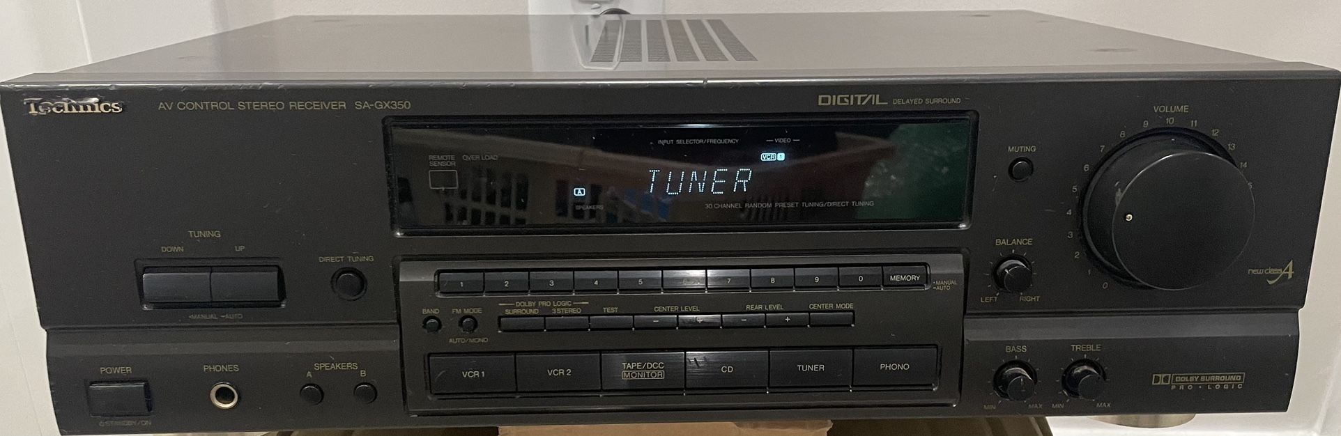 Technics SA-GX350 Receiver HiFi Stereo Phono 5.1 Channel Audiophile Japan Radio