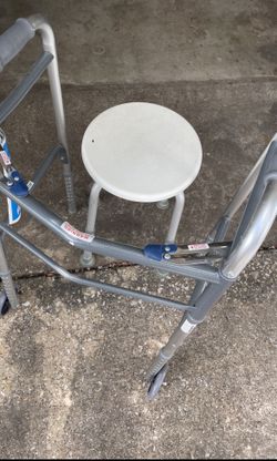 Walker & Stool Set