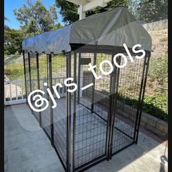 Large welded wire steel dog kennel cage Jaula new!