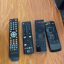 Vizo, LG, And Sceptre Remotes