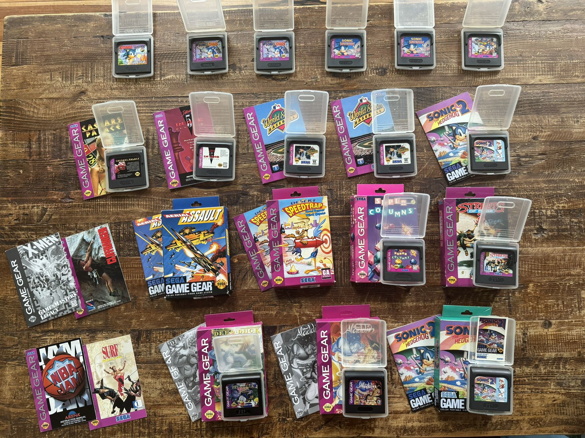 Sega Game Gear Lot  ( 80 games + more )