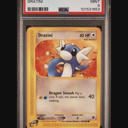 2002 Pokemon Expedition Dratini #107 PSA 9