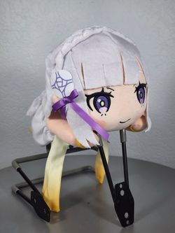 14" Re:Zero Emilia Wind God Smiling Lying Down Plush