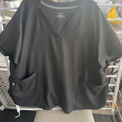 3x Plus Size Scrubs Shirt Only 