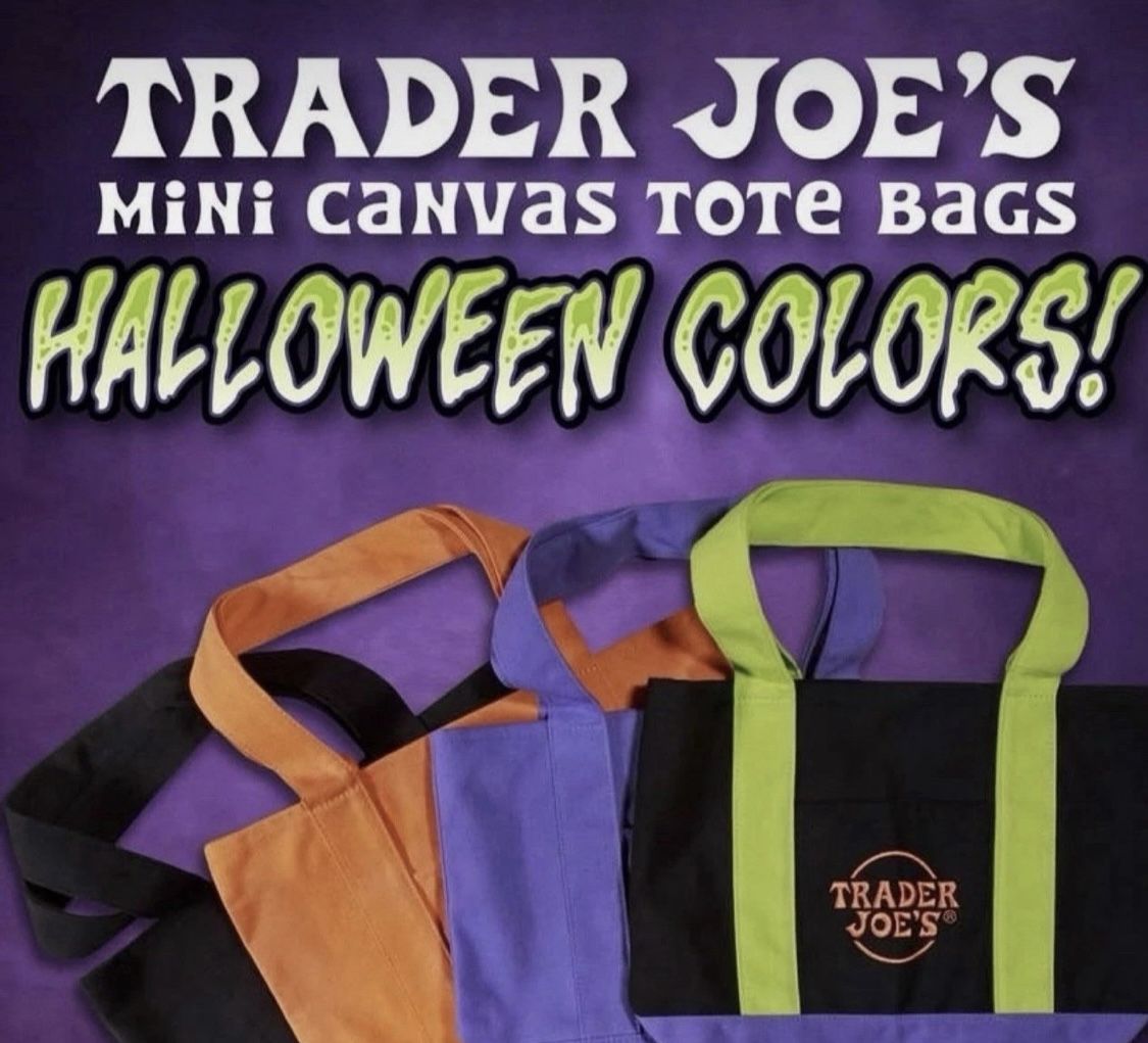 Trader Joe’s Halloween Mini Tote Bag Bundle