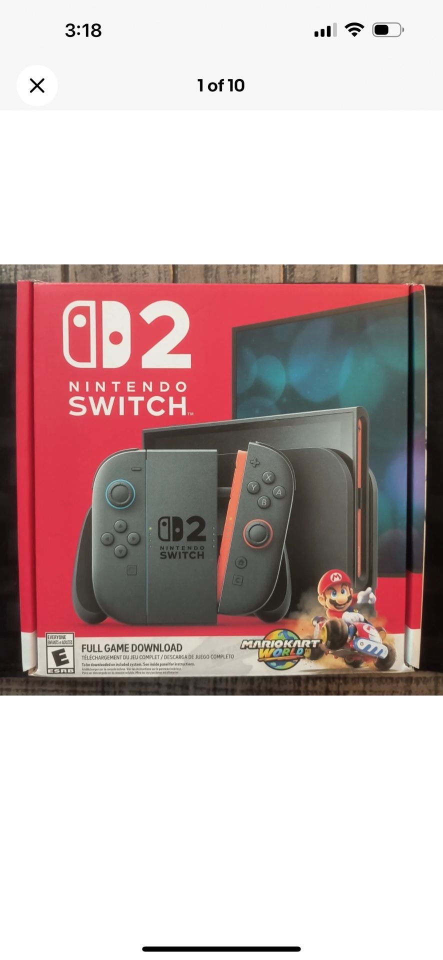 Nintendo Switch 2 256GB Video Game Console and Mario Kart World bundle Brand. New