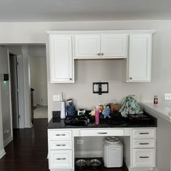 Kitchen Cabinets And desk