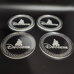 Dodgers Coaster 4"  (Set Of 4)