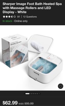 Foot Spa w Heat & Bubbles