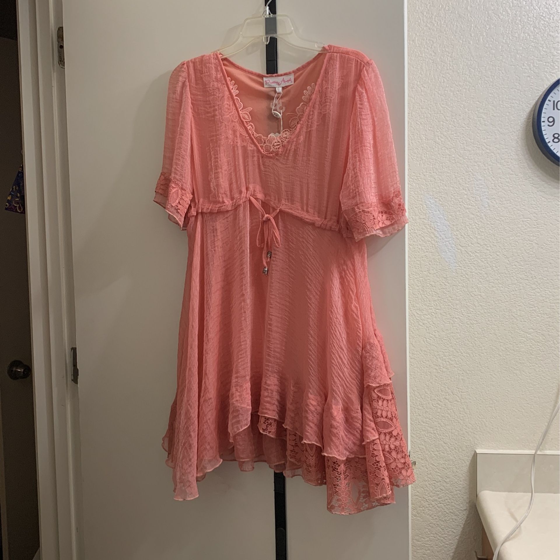 Lacy Short Sleeve Tunic