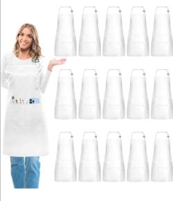 Adult Aprons with pockets - brand new in packaging (bought on Amazon)