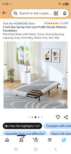Metal Twin Size Bed Frame