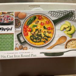 Brand new 9 inch cast-iron round pan