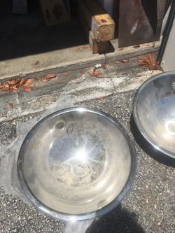 Stainless steel sinks circular