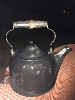 Vintage tea kettle.