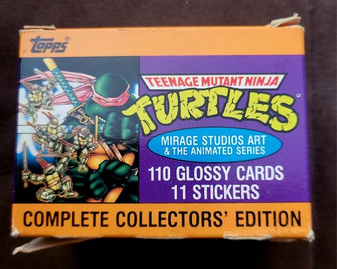 Topps 1989 TMNT Complete Collector’s Edition Set