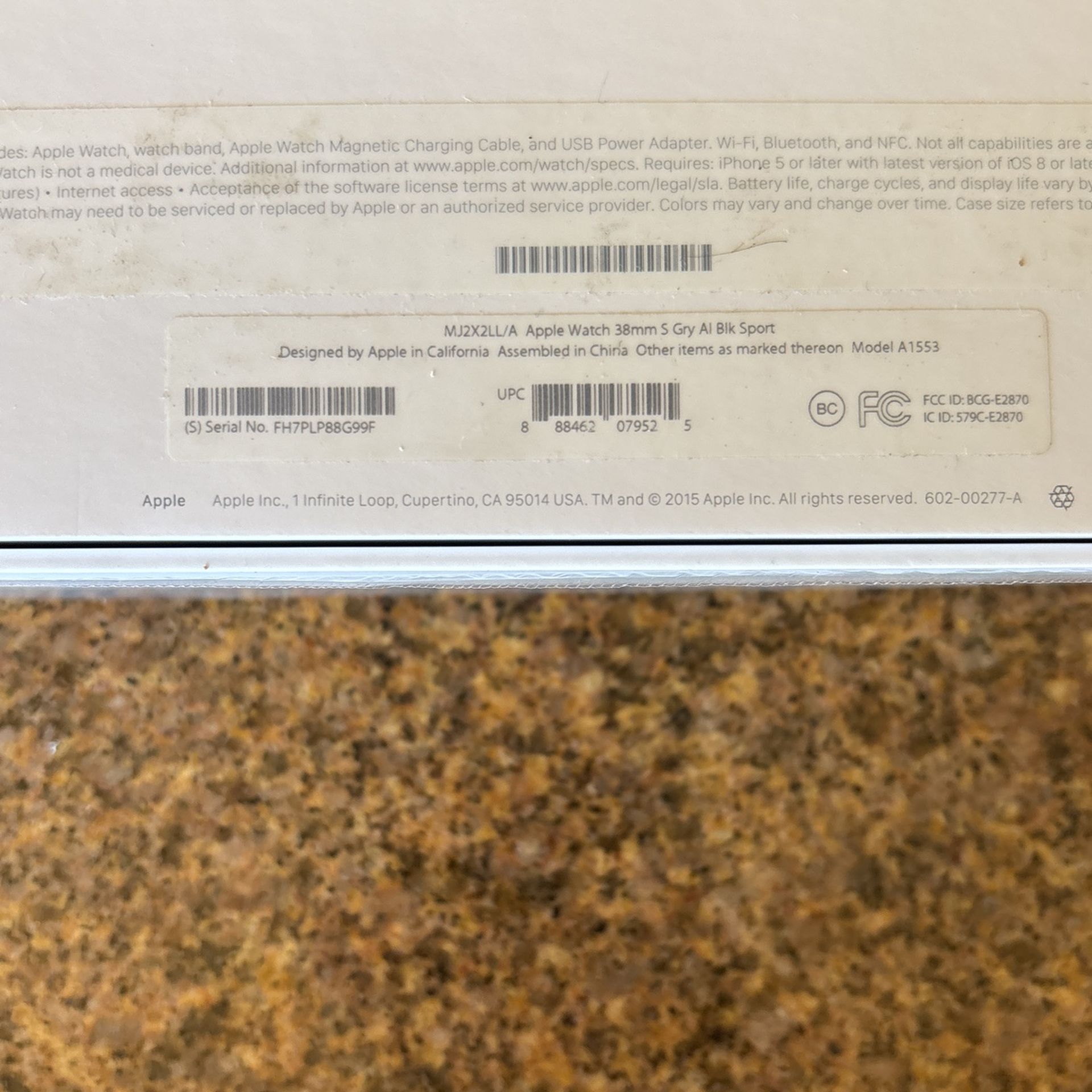 Original Apple Watch 1st Generation