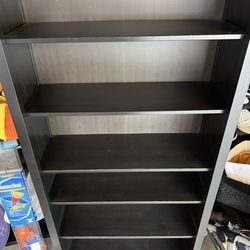 Black IKEA Hemnes Bookcase