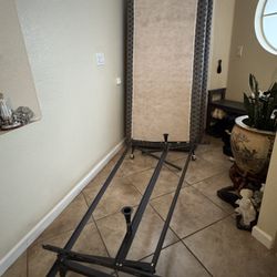 FREE!!  2 Box Springs/Adjustable Metal Bed Frame