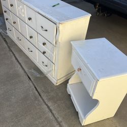 Dresser And Night Stand 