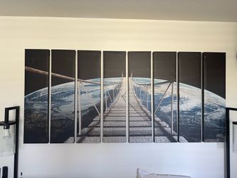 Massive Space Wall Art - SpaceX - 88x40