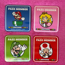 Original OEM 2023 Super Nintendo World Universal Studios Magnet Bundle