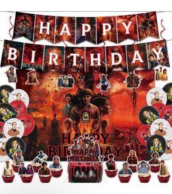 Stranger things Birthday Party Decorations Kit