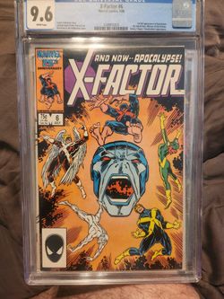 Marvel XFactor 5 & 6 1st Full Apocalypse Cgc Graded9.6