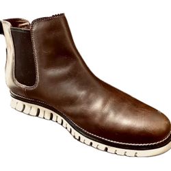 Cole Haan Men's ZEROGRAND Waterproof Chelsea 10W Used Like New 